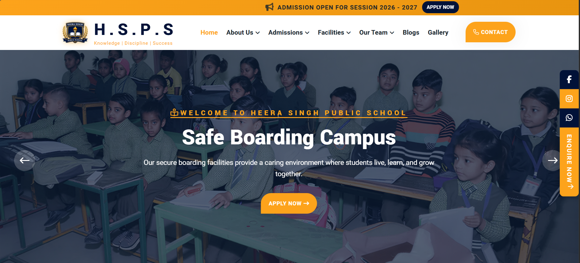 Heera Singh Public School Project